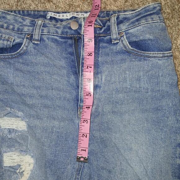 High waisted distressed skinny jeans size 5 - Picture 4 of 6